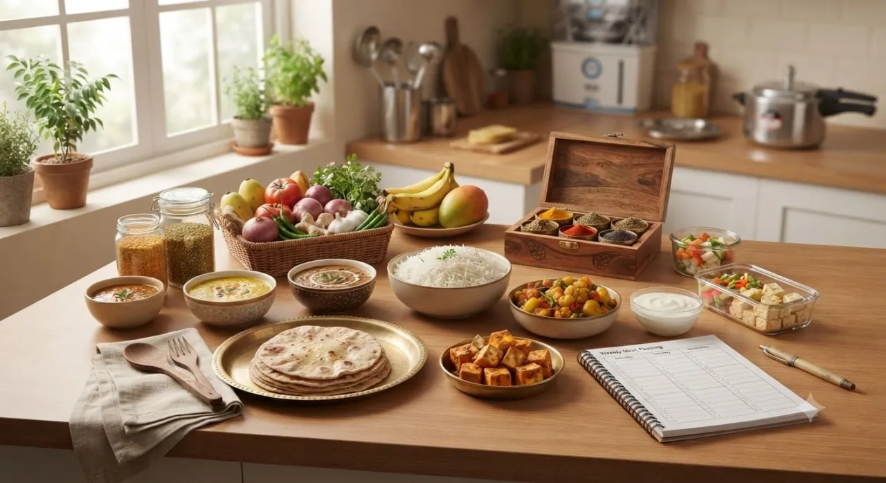 7-day Indian meal plan with balanced everyday meal ideas