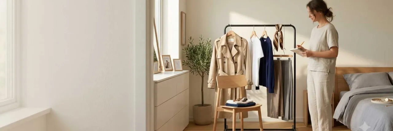 create a capsule wardrobe with versatile clothes, outfit planning tips