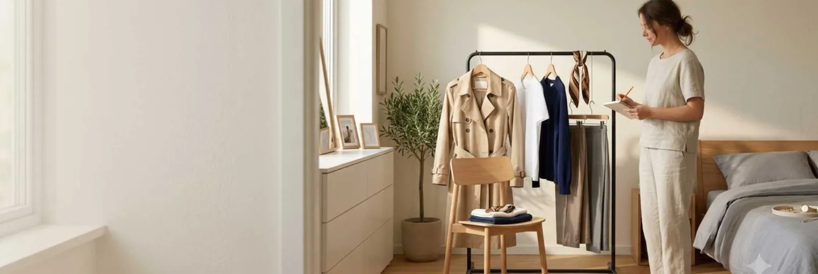 create a capsule wardrobe with versatile clothes, outfit planning tips