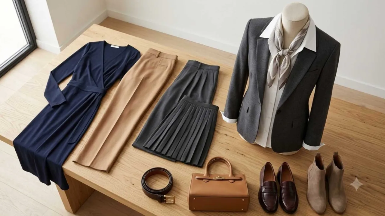 Common body types with outfit ideas for balanced proportions