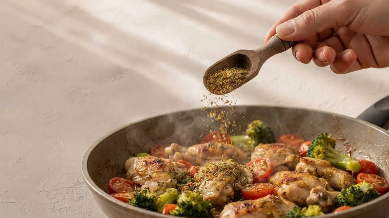 Choosing spice blends and seasoning mixes based on ingredients and cooking needs