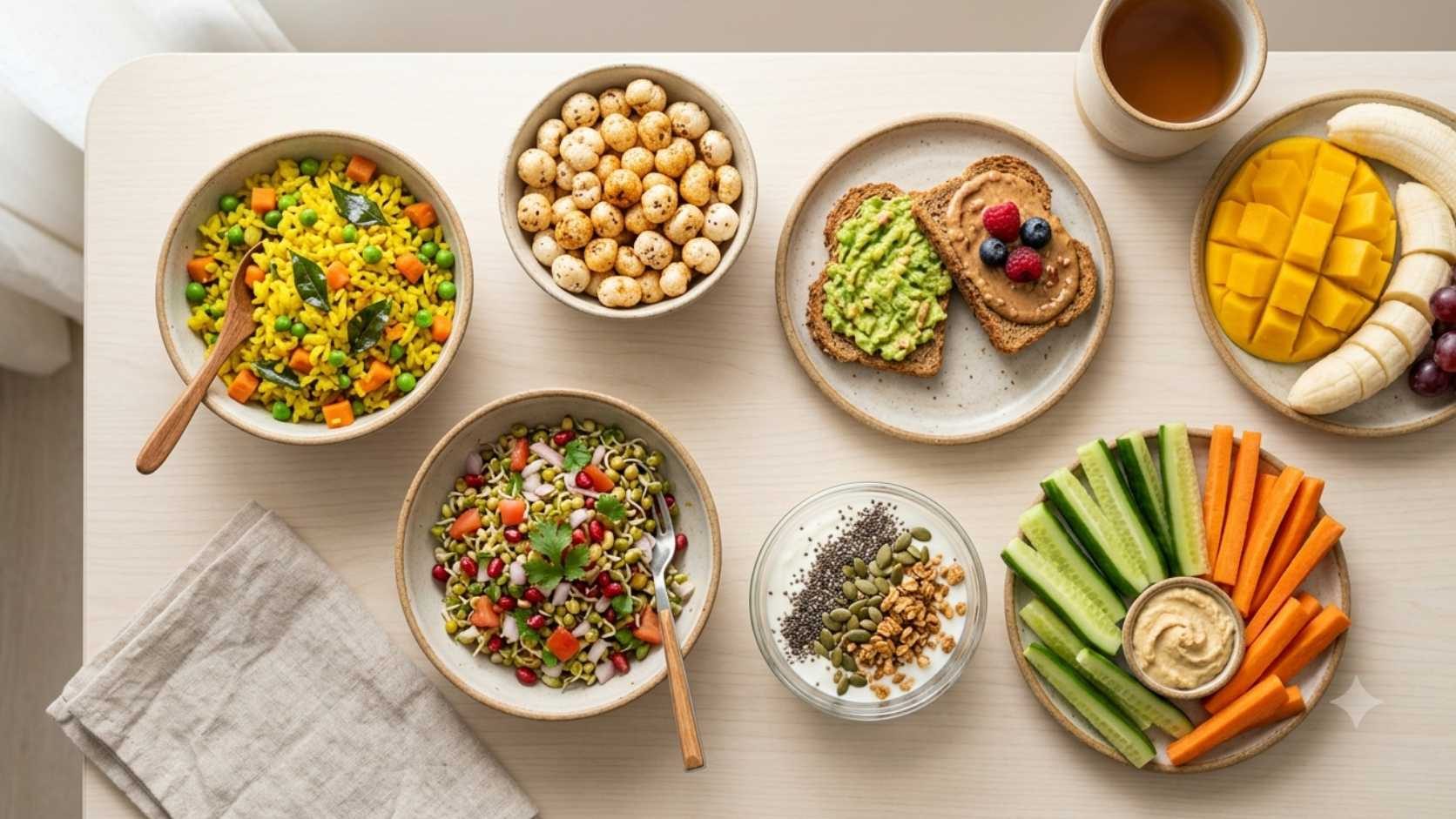 balanced evening snacks for home, work, school, and travel with practical ingredient